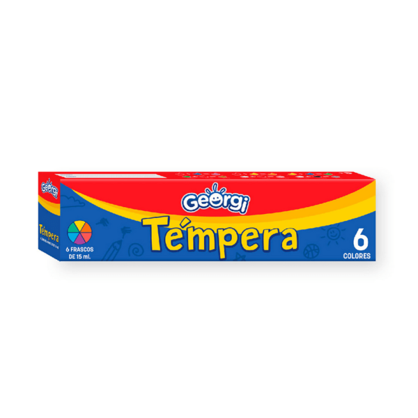 Témperas 6 Colores 15 ml