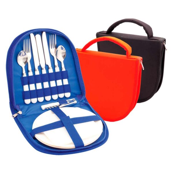 Set de Picnic Camping para 2 Personas (11 utensilios)