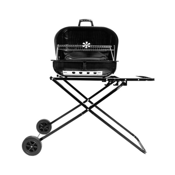 Parrilla Plegable con Ruedas (ideal picnic o camping) - Imagen 3