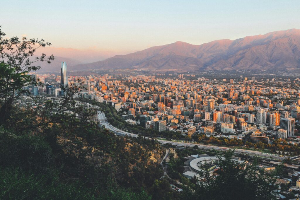 Aerial Photography of City Near Mountain