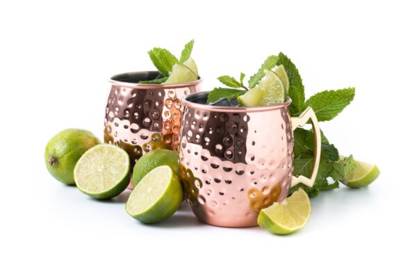 Tazones Moscow Mule Enconbrizados con Bombilla - Imagen 2