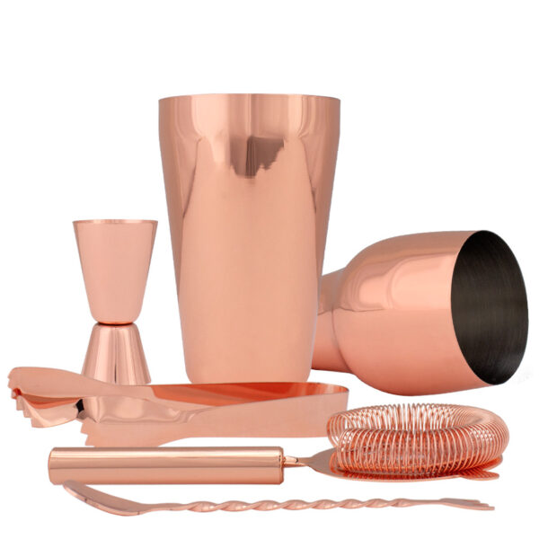 Set / Juego Coctelera Bartender Acero Inoxidable