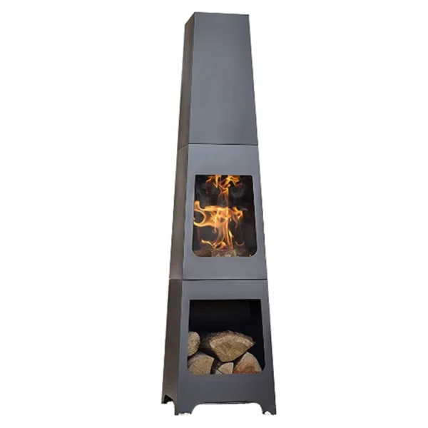 Estufa Brasero Chimenea Exterior a Leña y Carbón