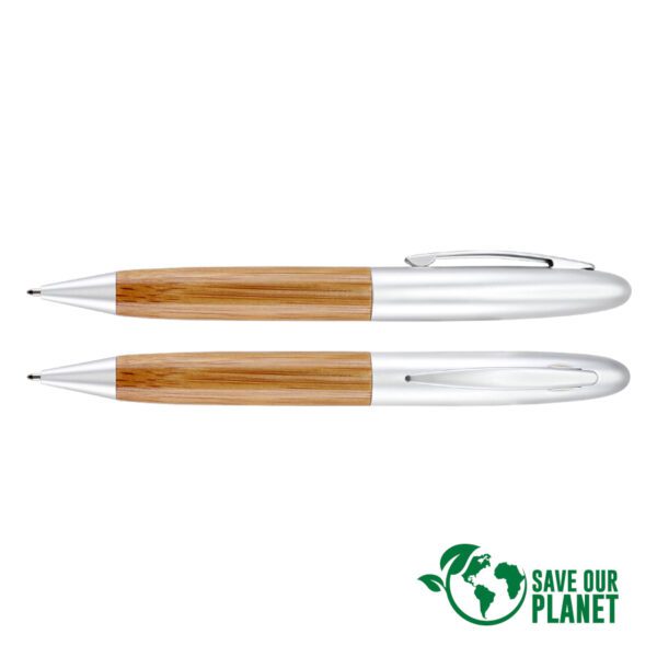 Bolígrafo Metálico Ejecutivo de Madera de Bamboo