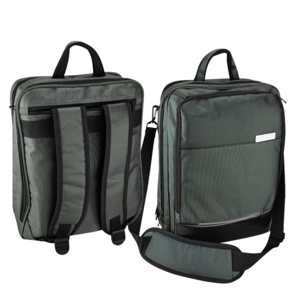 Maletín Mochila Deluxe con Porta Notebook 10 Litros Negra