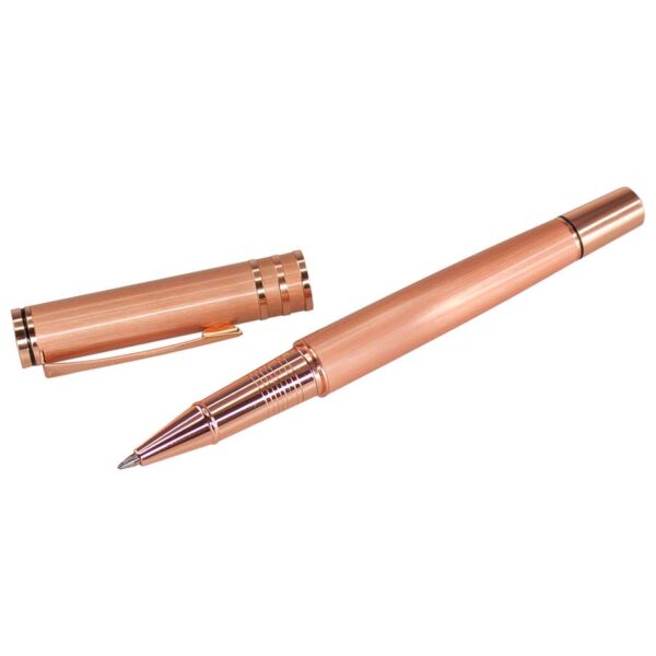 Bolígrafo Roller Pen Metálico Encobrizado