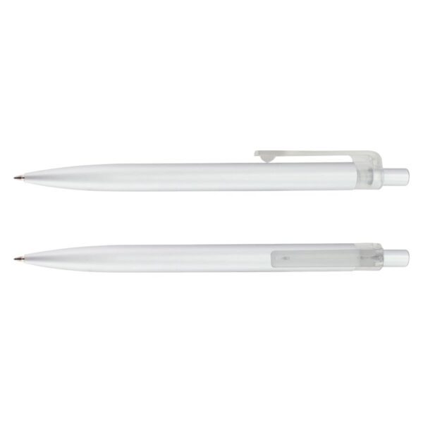 Bolígrafo Promocional Metálico Blanco Cuerpo de Aluminio - Imagen 3