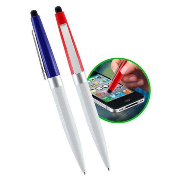 Bolígrafo Metálico y Plástico con puntero Touch-Screen