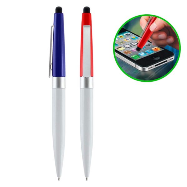 Bolígrafo Metálico y Plástico con puntero Touch-Screen - Imagen 3