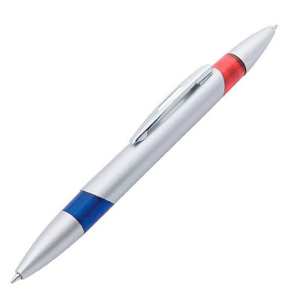 Bolígrafo Dual Tinta Color Azul y Roja
