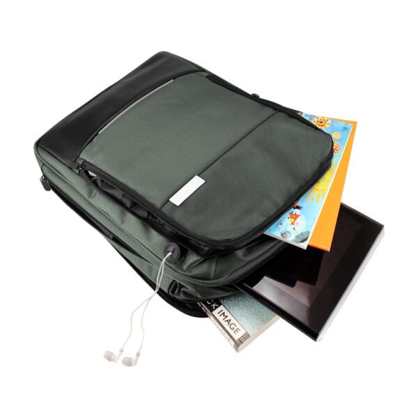 Maletín Mochila Deluxe con Porta Notebook 10 Litros Negra - Imagen 2