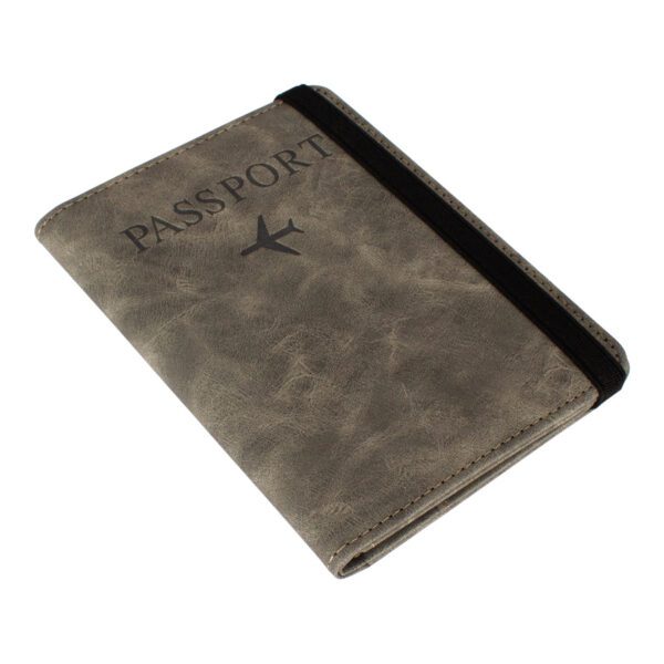 Billetera, tarjetero con Porta Pasaporte Protección RFID - Imagen 5