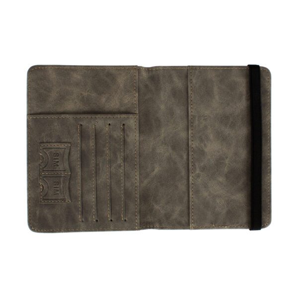 Billetera, tarjetero con Porta Pasaporte Protección RFID - Imagen 4