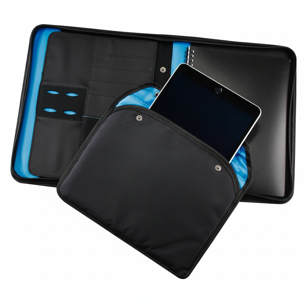 Carpeta Ejecutiva Portafolio + Funda Tablet + Cuaderno