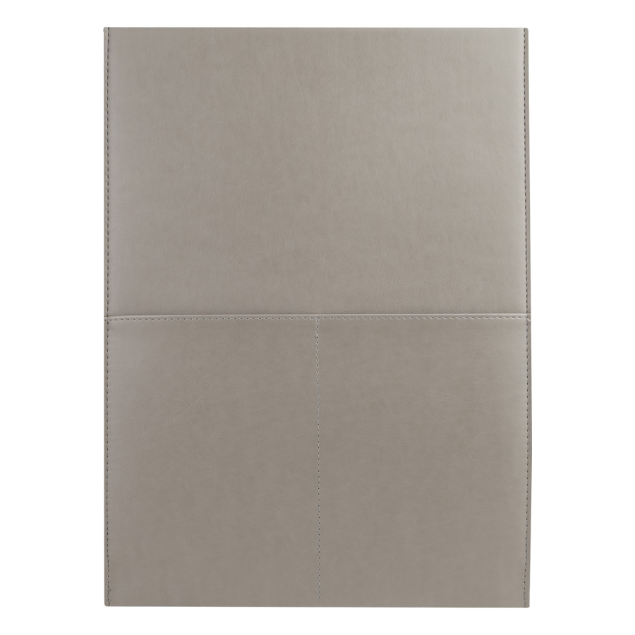 Funda Ejecutiva Notebook 14" Eco Cuero Gris Porta Documentos - Imagen 4