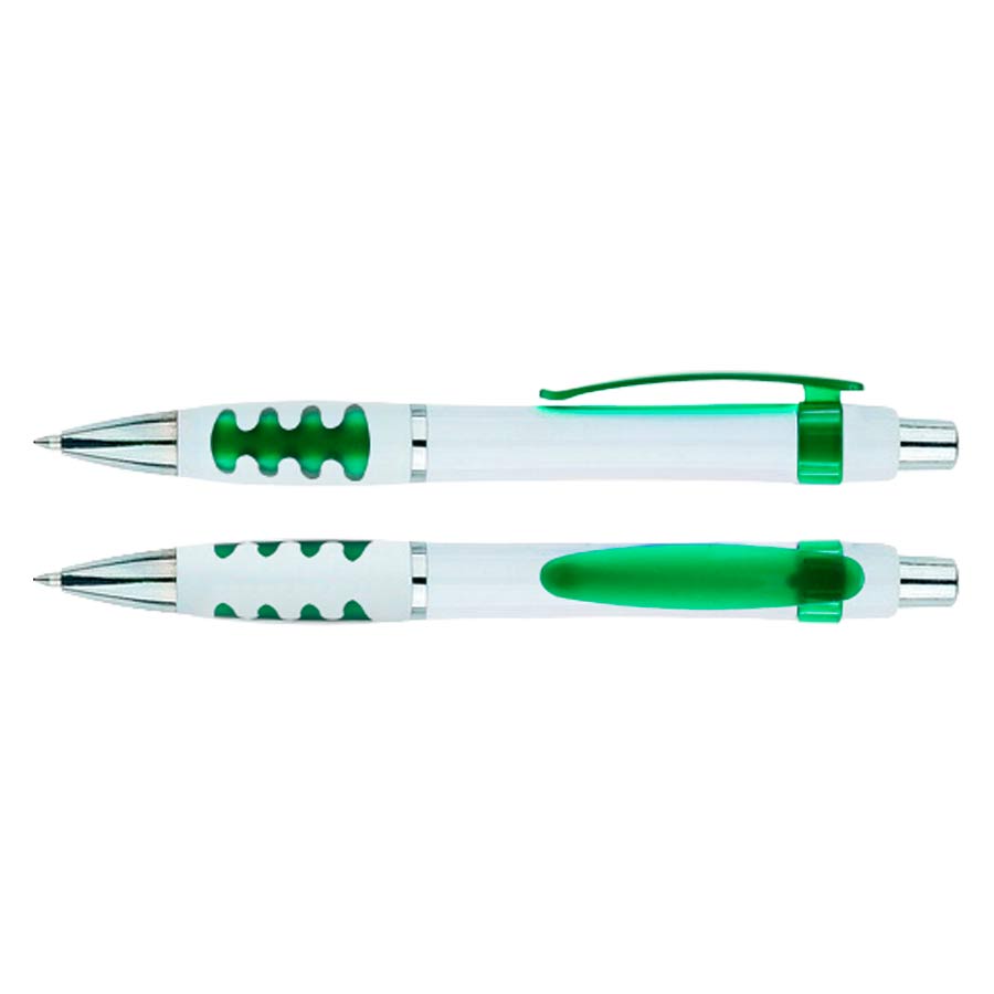 Bolígrafo Blanco con Terminales de Color - Imagen 6