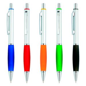 Bolígrafo Metálico de Aluminio Tinta Azul