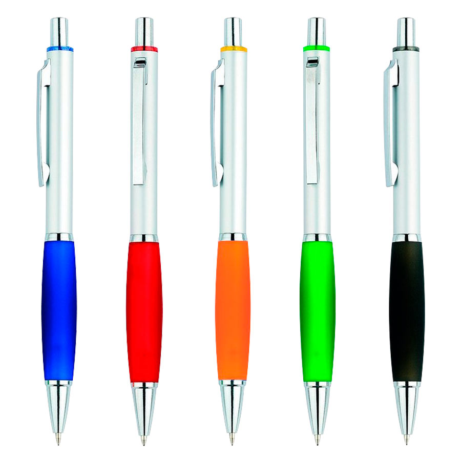 Bolígrafo Metálico de Aluminio Tinta Azul