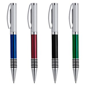 Bolígrafo Metálico Bicolor Tinta Negra