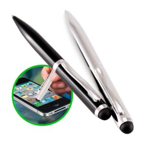 Bolígrafo Metálico Tinta Negra Touch Screen